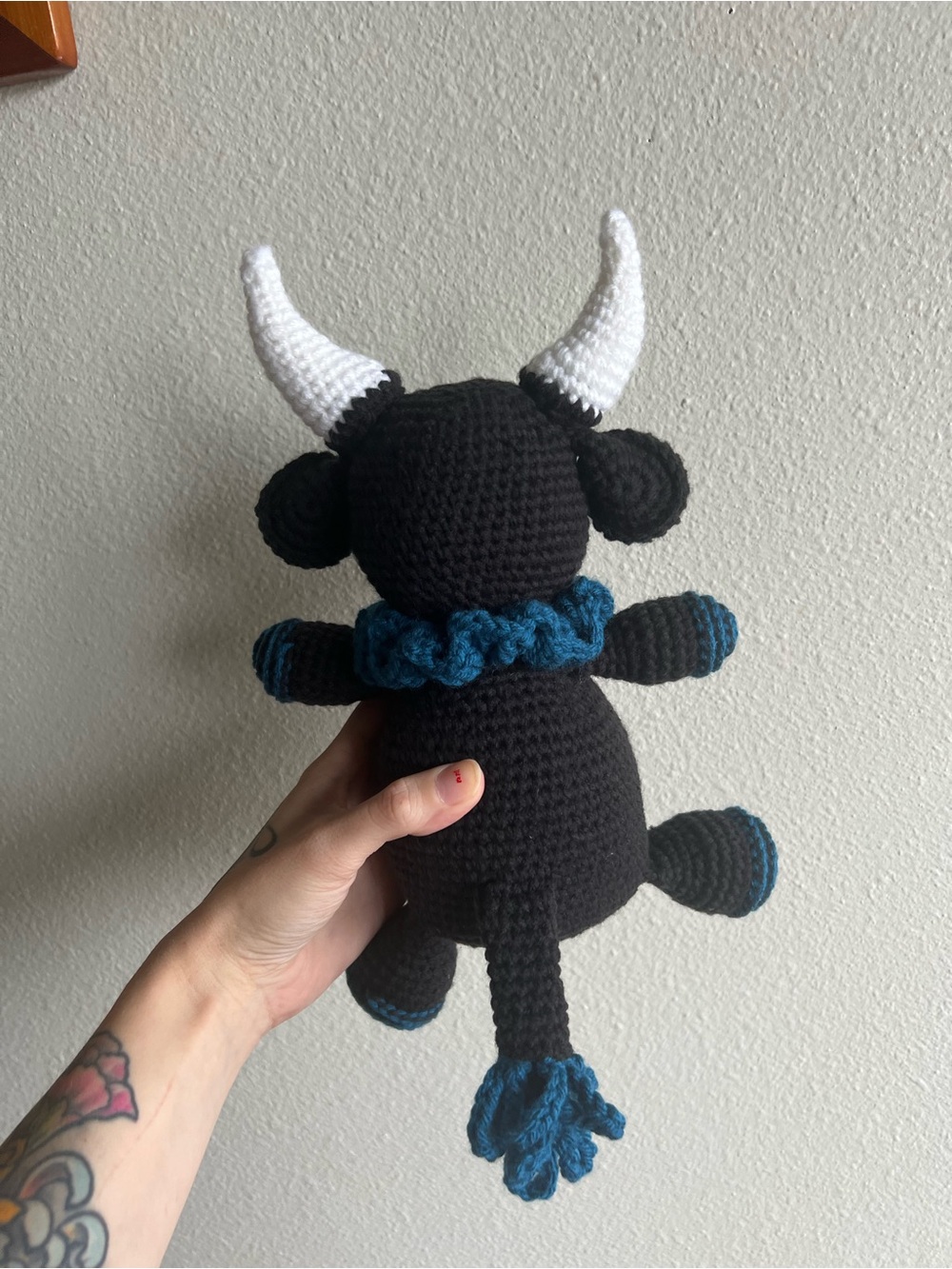 Crocheted Baphomet Goat ✨ - Picture 4 of 10